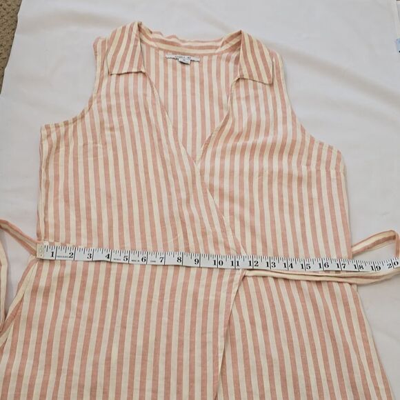 O’Neill red stripe wrap dress XL - Picture 8 of 9